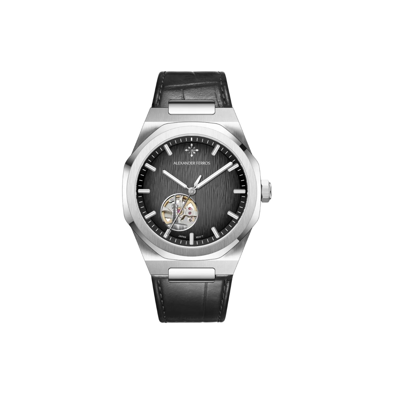 Jam tangan mekanis pria Alexander Ferros 9292 