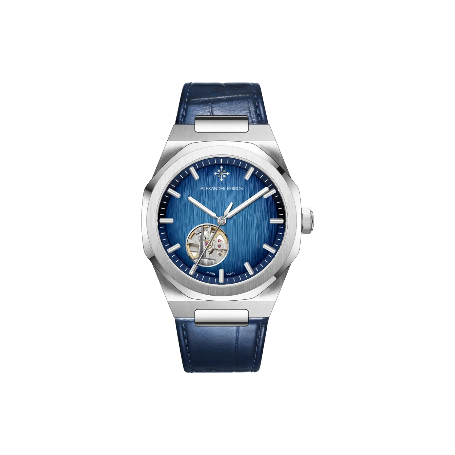 Jam tangan mekanis pria Alexander Ferros 9292 