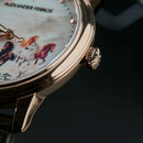 Jam tangan mekanis pria Alexander Ferros 9302 