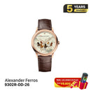 Jam tangan mekanis pria Alexander Ferros 9302 