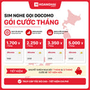 Kartu SIM Docomo dengan 50GB data dan panggilan | 12 bulan (02/2027) 