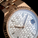 Jam tangan mekanis pria Alexander Ferros 8181 