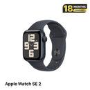 Apple Watch SE2 44mm 4G + GPS Casing Aluminium Midnight / Tali Olahraga Midnight, Baru dalam Kotak dari Australia 