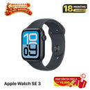 Apple Watch SE3 40mm GPS Midnight Aluminum Case/Midnight Sport Band, Baru dalam Kotak (segel sedikit robek) 
