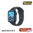 Apple Watch SE3 40mm GPS Midnight Aluminum Case/Midnight Sport Band, Baru dalam Kotak (segel sedikit robek) 