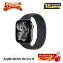 Apple Watch Series 11 GPS 42mm Original Jet Black Aluminum Case / Black Sport Band 