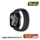 Apple Watch Series 11 GPS 42mm Original Jet Black Aluminum Case / Black Sport Band 