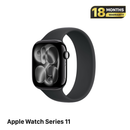 Apple Watch Series 11 GPS 42mm Original Jet Black Aluminum Case / Black Sport Band 