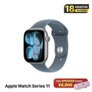 Apple Watch Series 11 GPS 46mm Original Jet Black Aluminum Case / Black Sport Band 