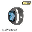 Apple Watch Series 11 GPS 46mm Original Jet Black Aluminum Case / Black Sport Band 