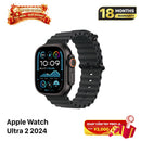 Apple Watch Ultra 2 49mm 4G + GPS Casing Titanium Hitam/Trail Loop Hitam 99% Full Box Dari SB 