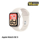 Apple Watch SE3 40mm GPS Starlight Casing Aluminium/Tali Olahraga Starlight Kotak Asli 