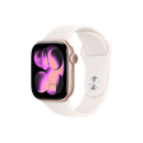 Apple Watch Series 11 GPS + 5G 42mm Casing Aluminium Rose Gold Asli / Tali Jam Sport Light Blush 