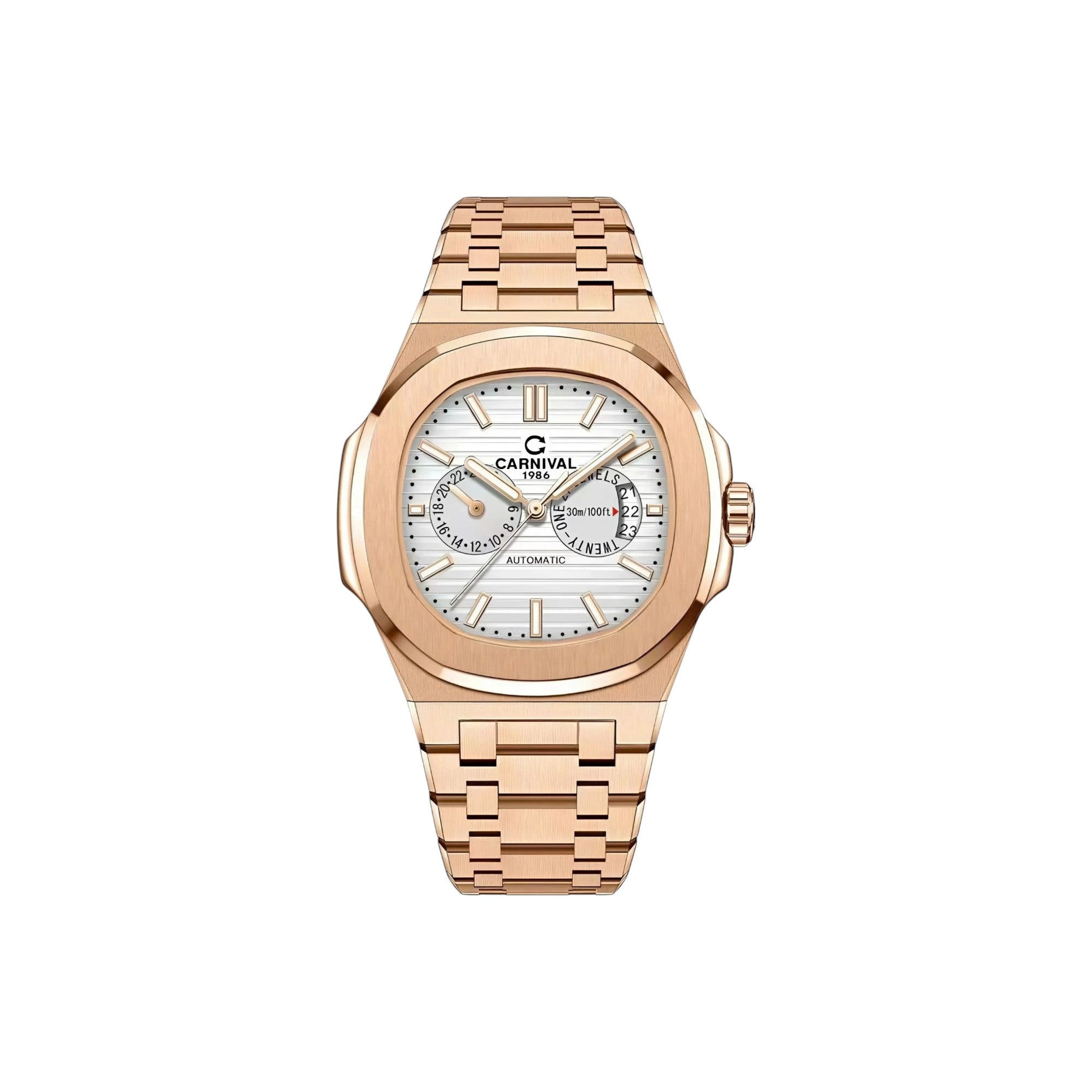 Jam Tangan Mekanik Carnival 8158G 