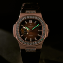 Jam tangan mekanik pria Alexander Ferros 6091R 