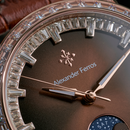 Jam tangan mekanis pria Alexander Ferros 9081 