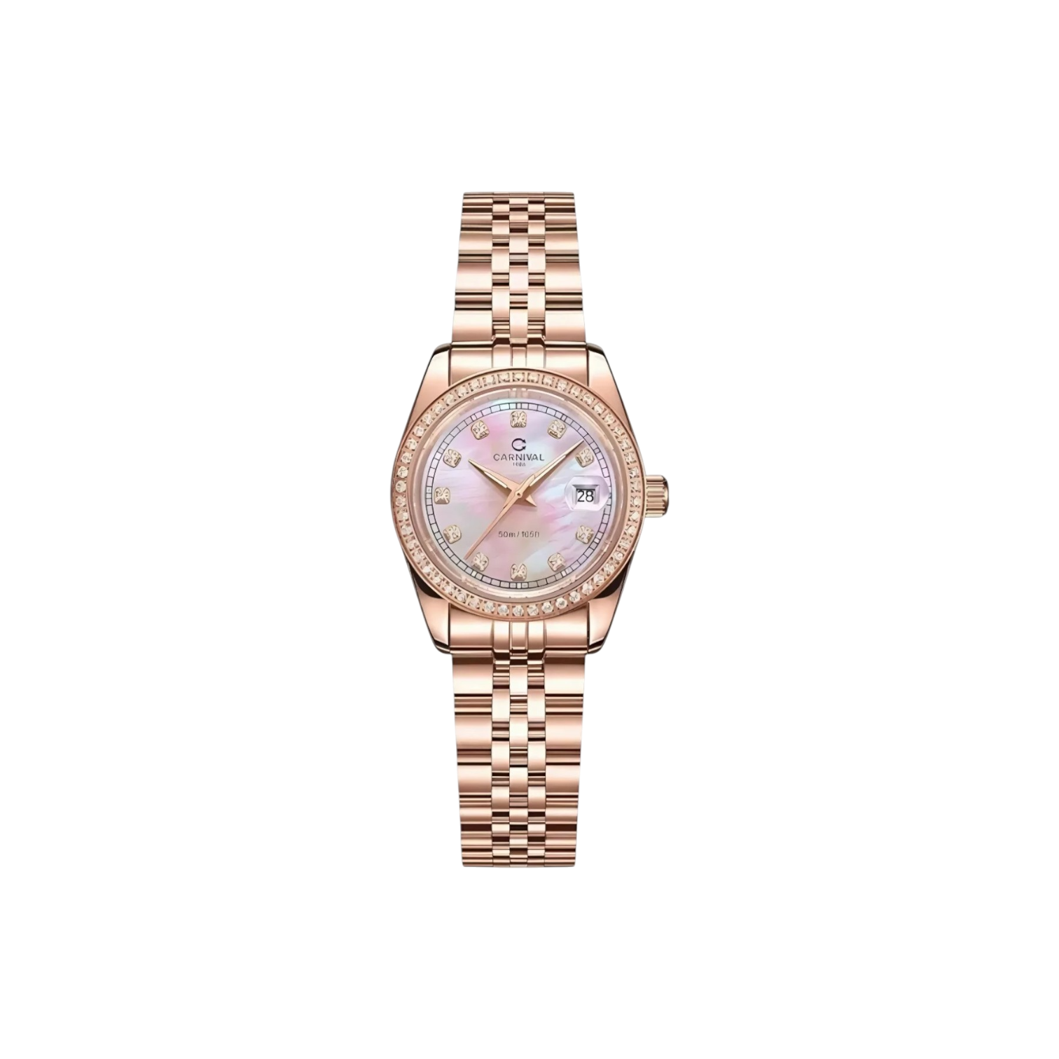 Jam tangan kuarsa wanita Carnival 8131L 