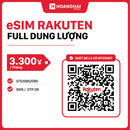 eSIM Rakuten dengan panggilan dan data tak terbatas, harga 3.300¥. 