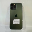 iPhone 13 Pro Max 128GB Hijau, baterai 98%, baterai 86%, Apple Internasional (3 noda, goresan pada bezel dan layar) - HH1276 