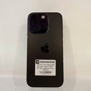 iPhone 14 Pro 256GB Hitam, baterai 98%, 100% Apple International (Baterai sudah diganti, terdapat sedikit noda 0,5x/3x, goresan pada bezel) - HH1850