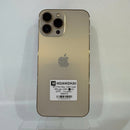 iPhone 13 Pro Max 128GB Emas 98% baterai 87% Versi internasional dari SB (Tidak menggunakan SIM SB - bezel retak) - HH3480 