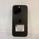 iPhone 14 Pro 256GB Hitam, baterai 98%, kondisi 100%, versi internasional dari Australia (Tidak menggunakan SIM Australia - Baterai sudah diganti, terdapat goresan pada bezel, 1x noda kecil) - HH6567 