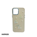 Casing Ponsel HHPK09 dengan Hiasan Mutiara 3D 