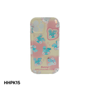 Casing ponsel HHPK15 berlapis cermin dengan motif kelinci 