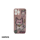 HHPK16 Casing Ponsel Berbentuk Anjing Lucu 