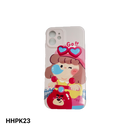 HHPK23 Casing Ponsel Biker Lucu 