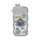 Casing Ponsel HHPK50 Cinamoroll dengan Tepi Bergelombang 
