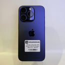 iPhone 15 Pro 256GB Biru 98% baterai 87% Internasional Apple (goresan pada bezel dan layar, titik kecil 0,5x) - HH3547 