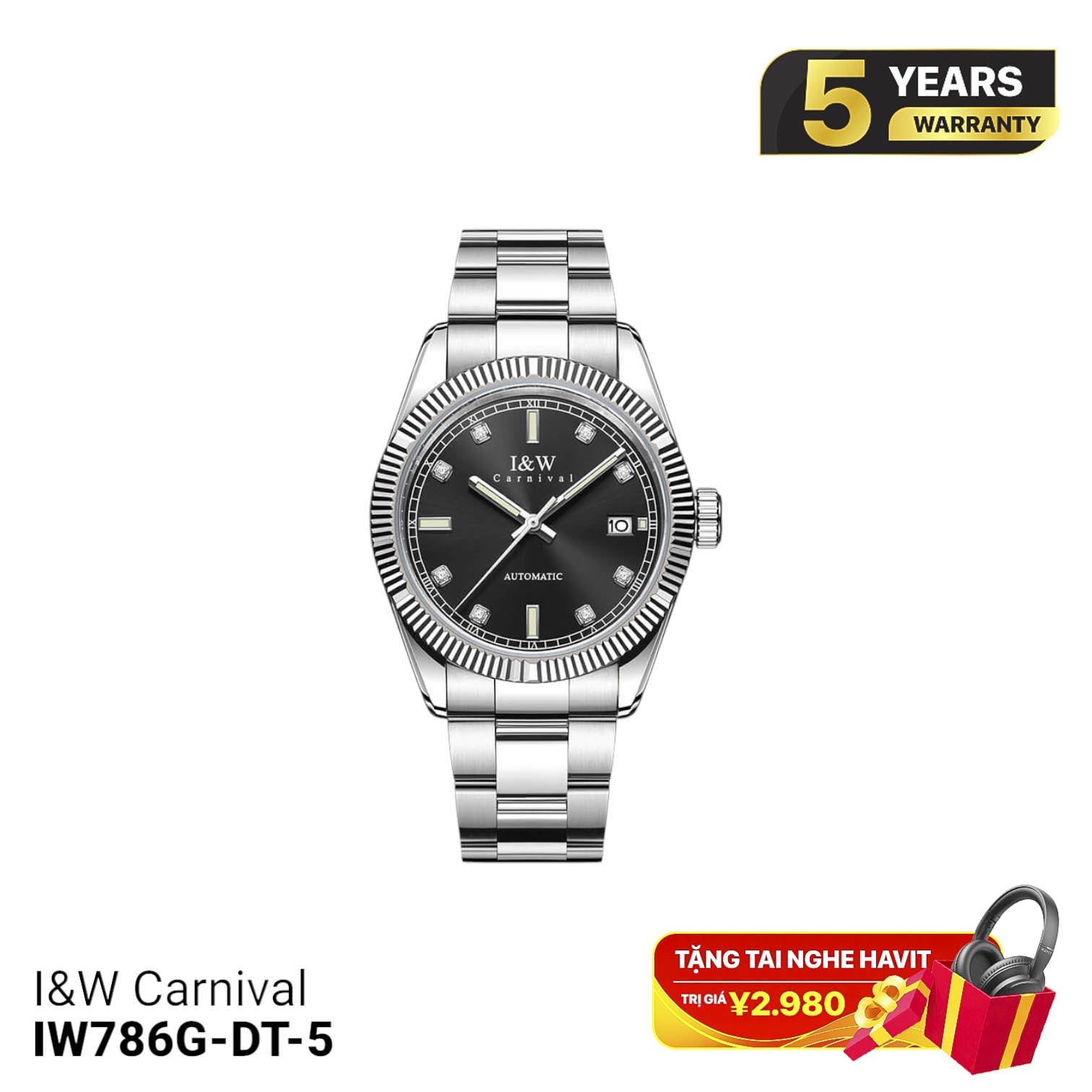 Jam Tangan Mekanik I&W Carnival Extraordinary Master IW786 