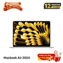 Macbook Air 2024 13.6 inci Putih Apple M3/ RAM 8GB/ SSD 256GB Kondisi 98% (sudah diisi daya 39 kali) 