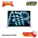 Macbook Air 2025 13.6" Sky Blue Apple M4/ 16GB RAM/ 256GB SSD Kondisi 99%, siklus pengisian daya 19 kali. BPTN 