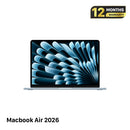 Macbook Air 2025 13.6 inci Apple M4/RAM 16GB/SSD 256GB Baru dalam Kotak BPTN 