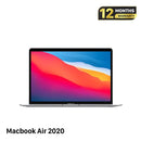 MacBook Air 2020 13.3" Space Gray M1/8GB/256GB Baterai 99% Siklus Pengisian Daya 93% BPTN 
