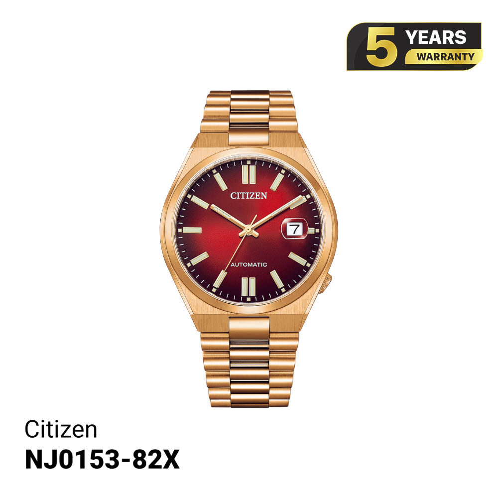 Jam tangan Citizen Tsuyosa Mechanical Rose Red NJ0153-82X 