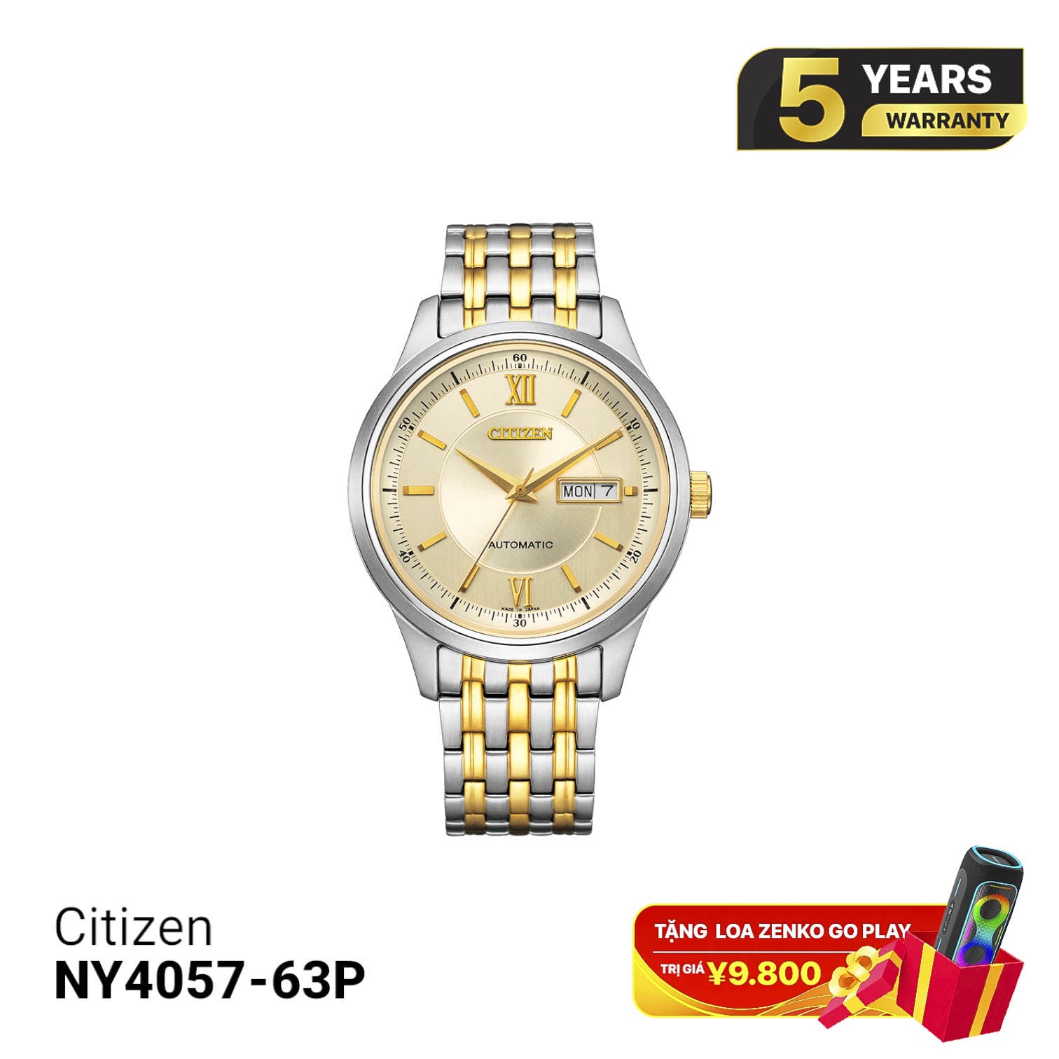 Jam tangan mekanik Citizen NY4057-63P 