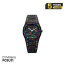 Jam Tangan Bertenaga Baterai MILANO D1 Polikarbonat PCBU11 