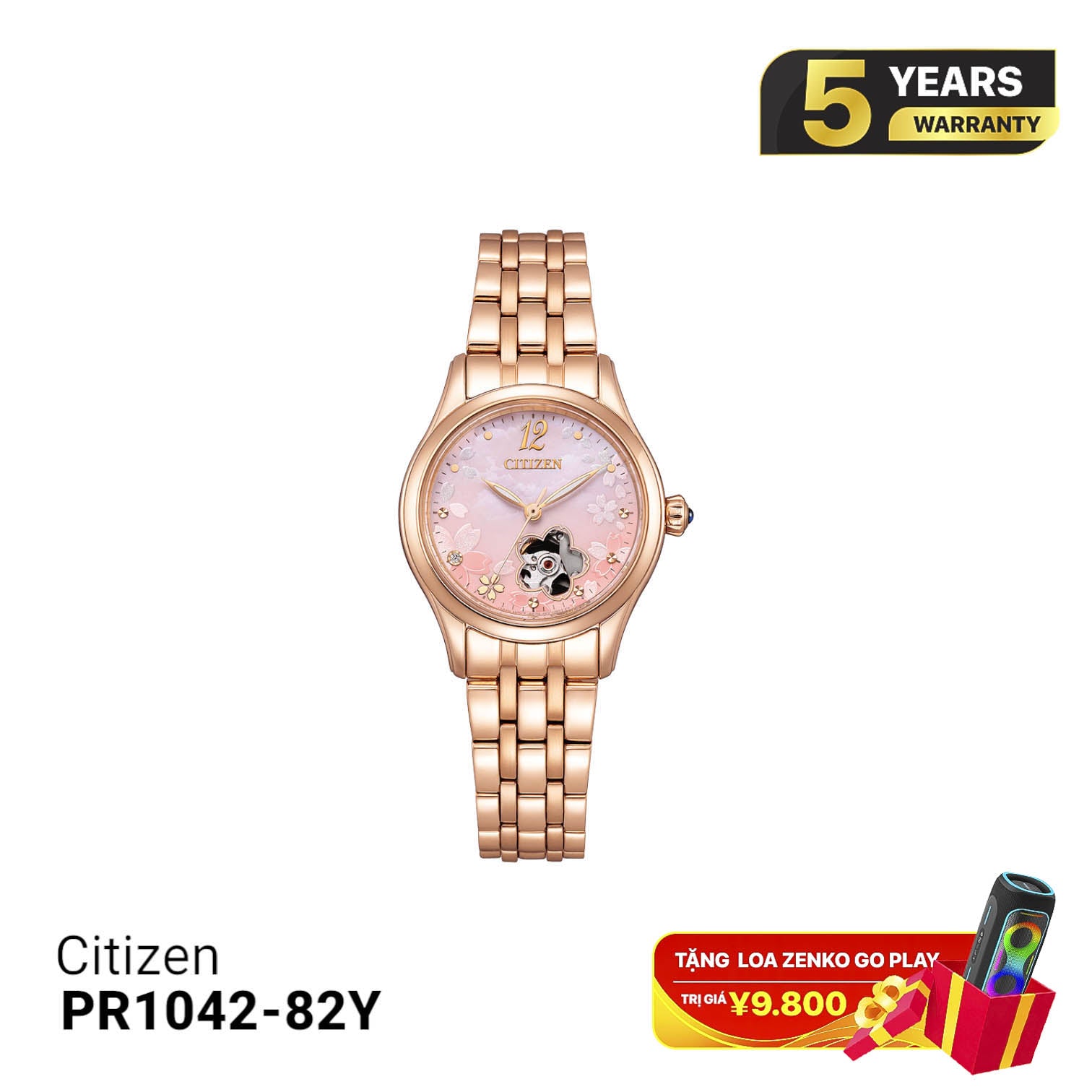 Jam tangan mekanik wanita Citizen PR1042-82Y 