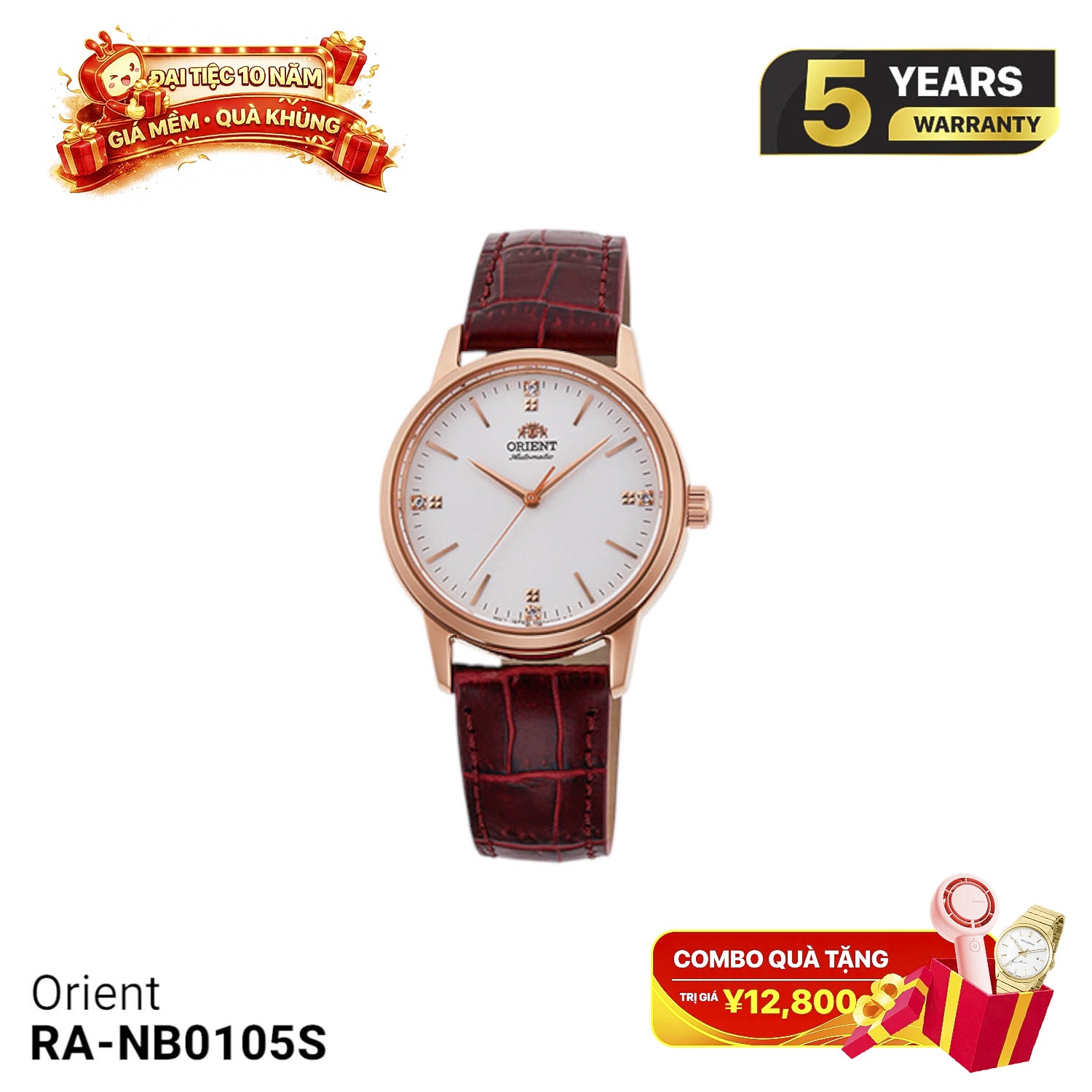 Jam tangan mekanik wanita Orient RA-NB0105S - Menerima pesanan 