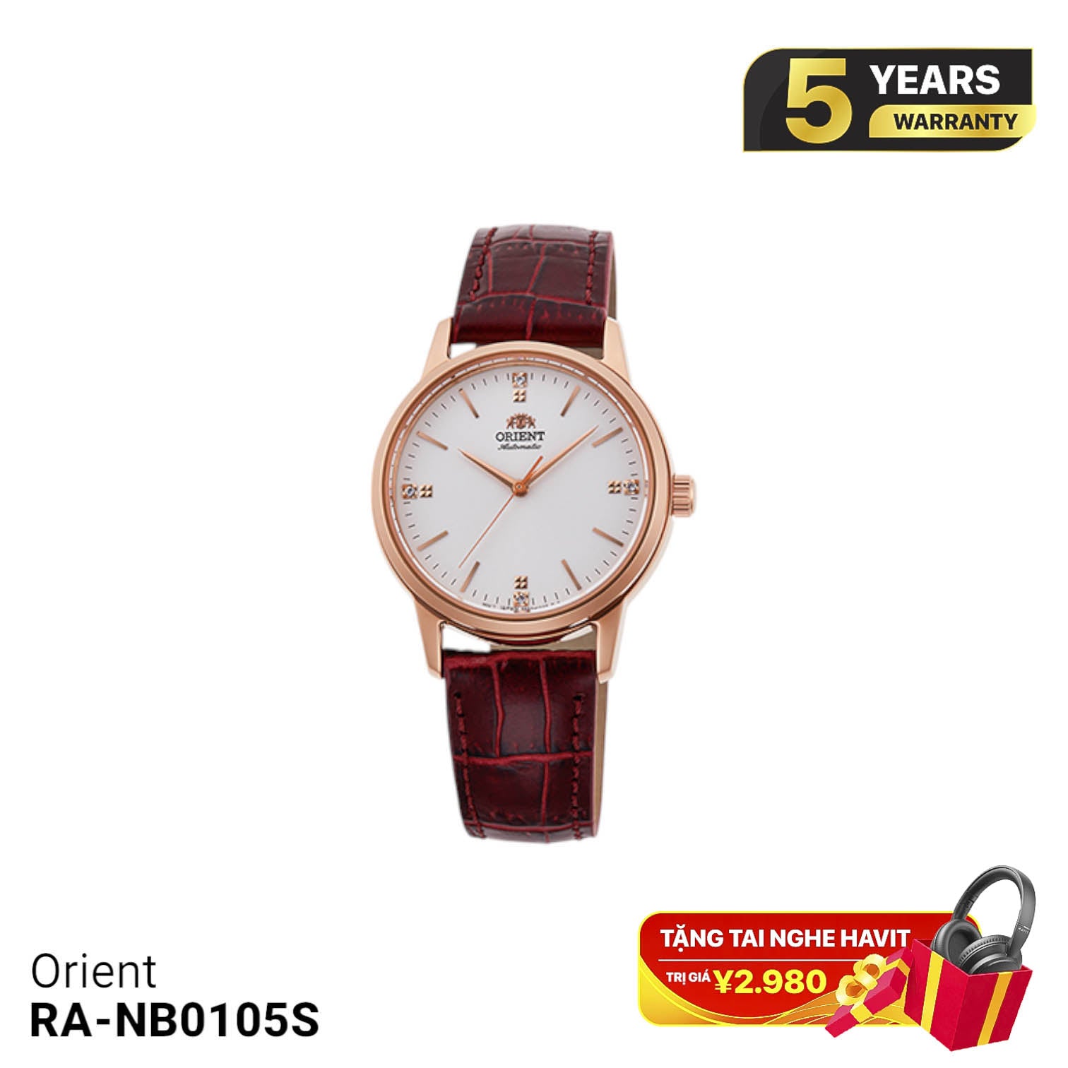 Jam tangan mekanik wanita Orient RA-NB0105S - Menerima pesanan 