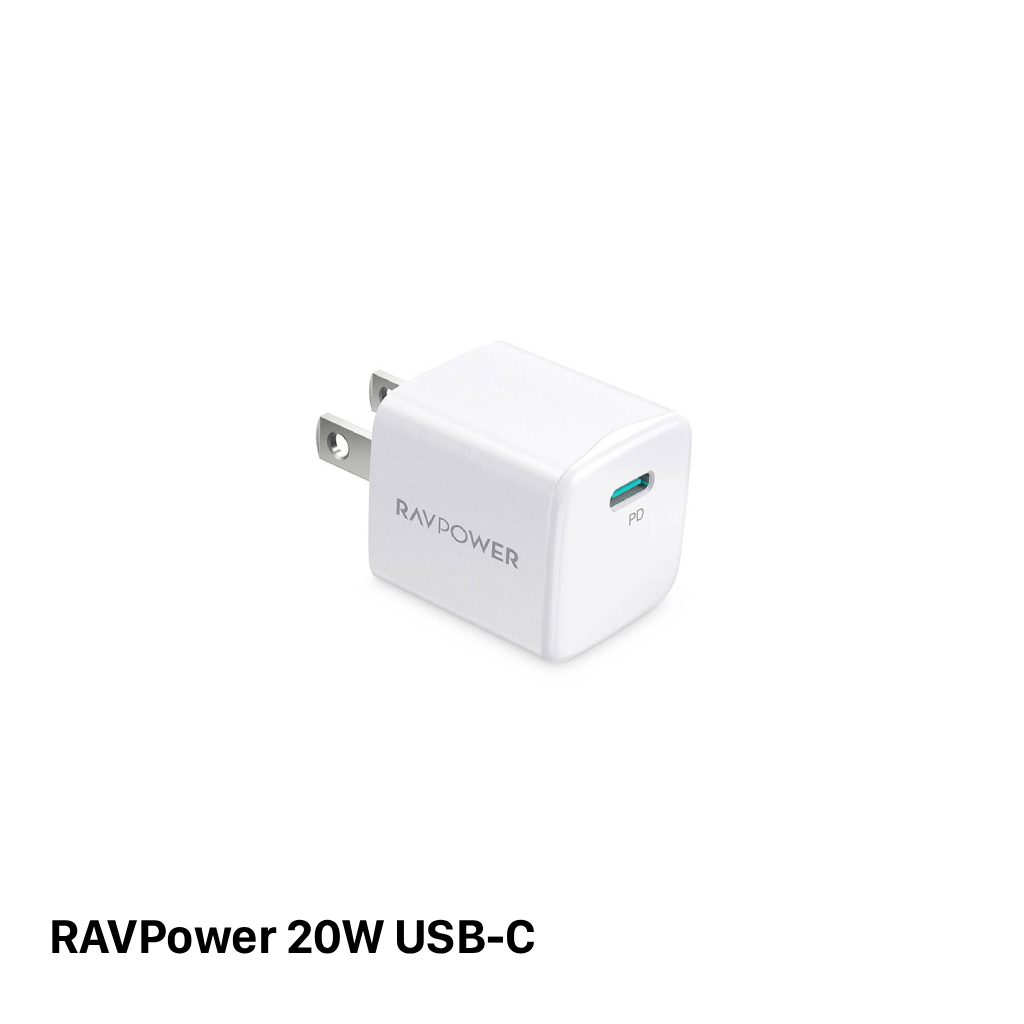 Pengisi Daya Cepat RAVPower 20W USB-C 