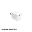 Pengisi Daya Cepat RAVPower 20W USB-C 