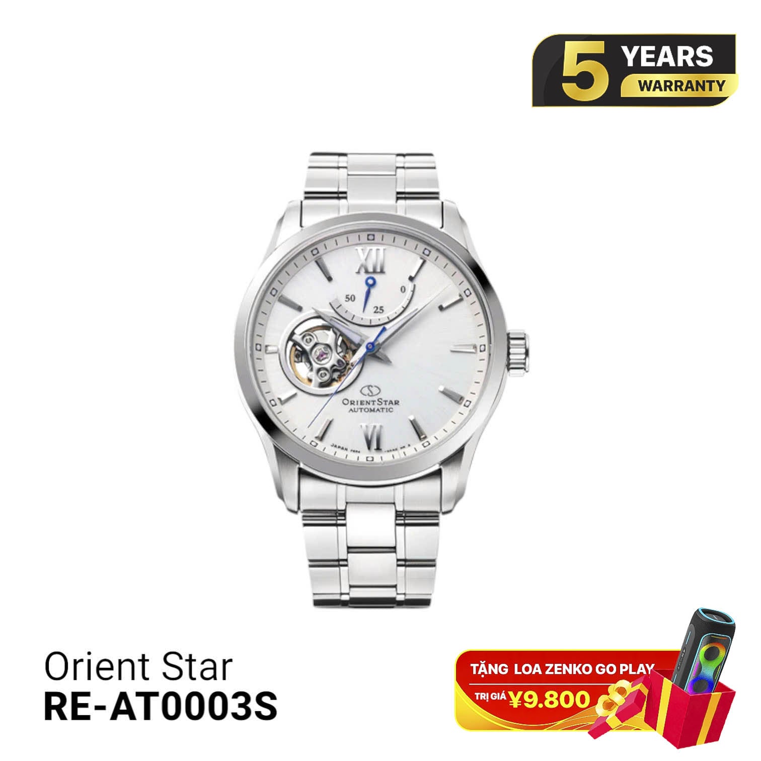 Jam Tangan Mekanik Orient Star Open Heart RE-AT0003S (Versi Internasional) 