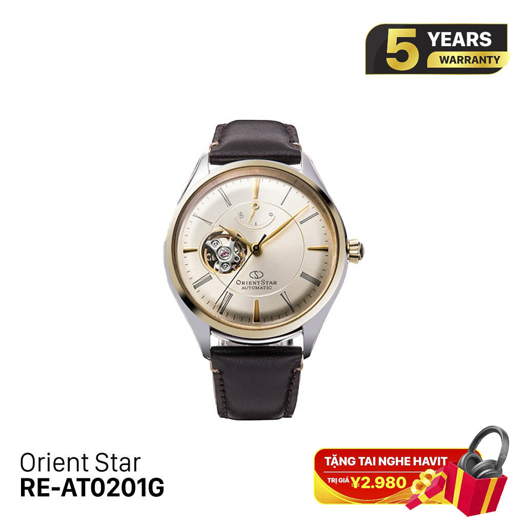Jam Tangan Mekanik Orient Star Semi Skeleton RE-AT0201G (Versi Internasional) 