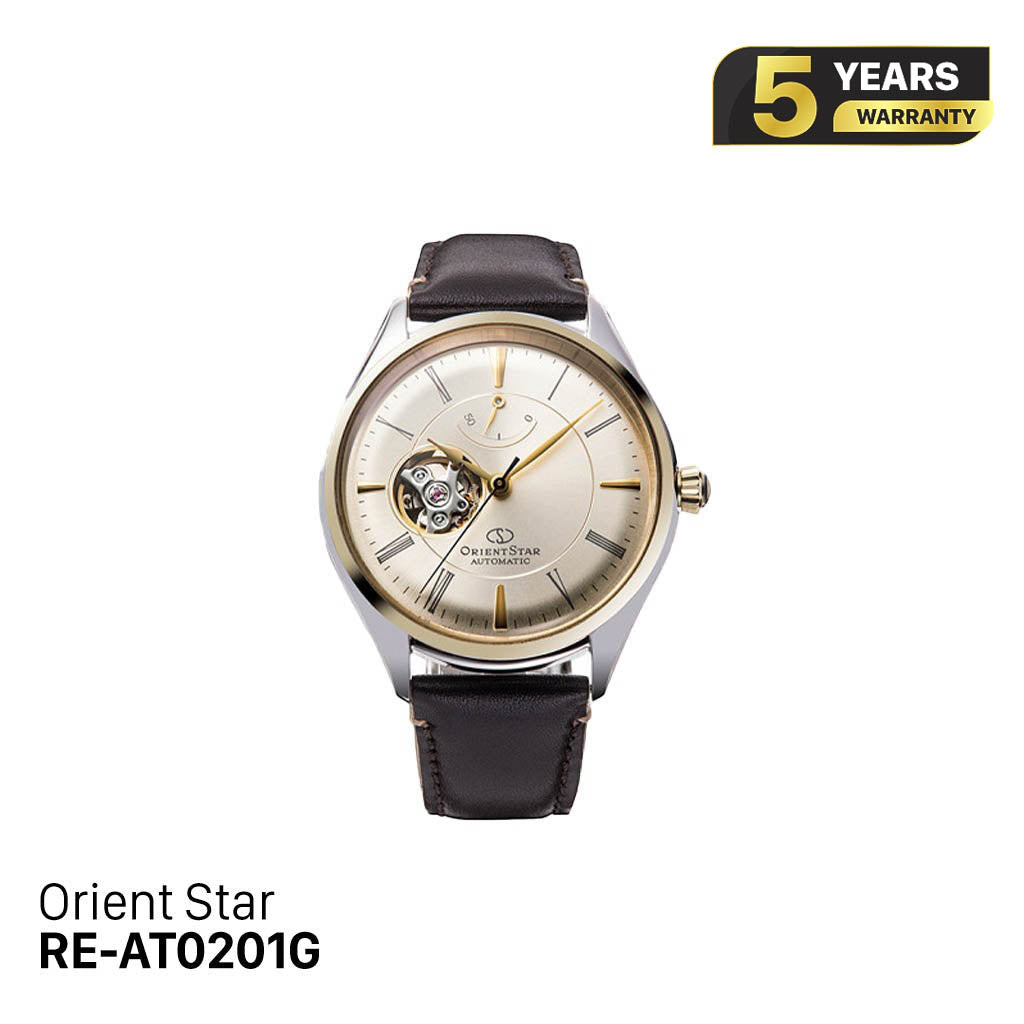 Jam Tangan Mekanik Orient Star Semi Skeleton RE-AT0201G (Versi Internasional) 