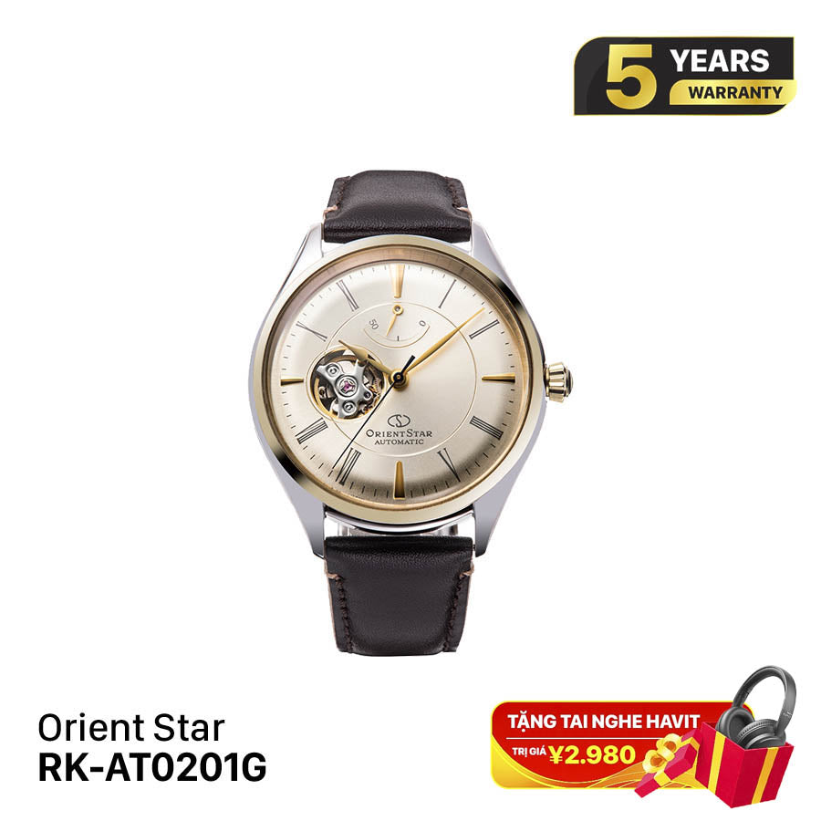 Jam Tangan Mekanik Orient Star Semi Skeleton RK-AT0201G (Versi Pasar Domestik) 