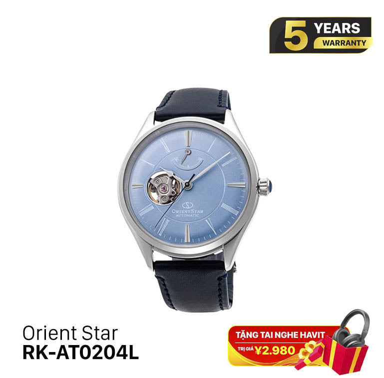 Jam Tangan Mekanik Orient Star Semi Skeleton RK-AT0204L (Versi Pasar Domestik) - Barang Pajangan 